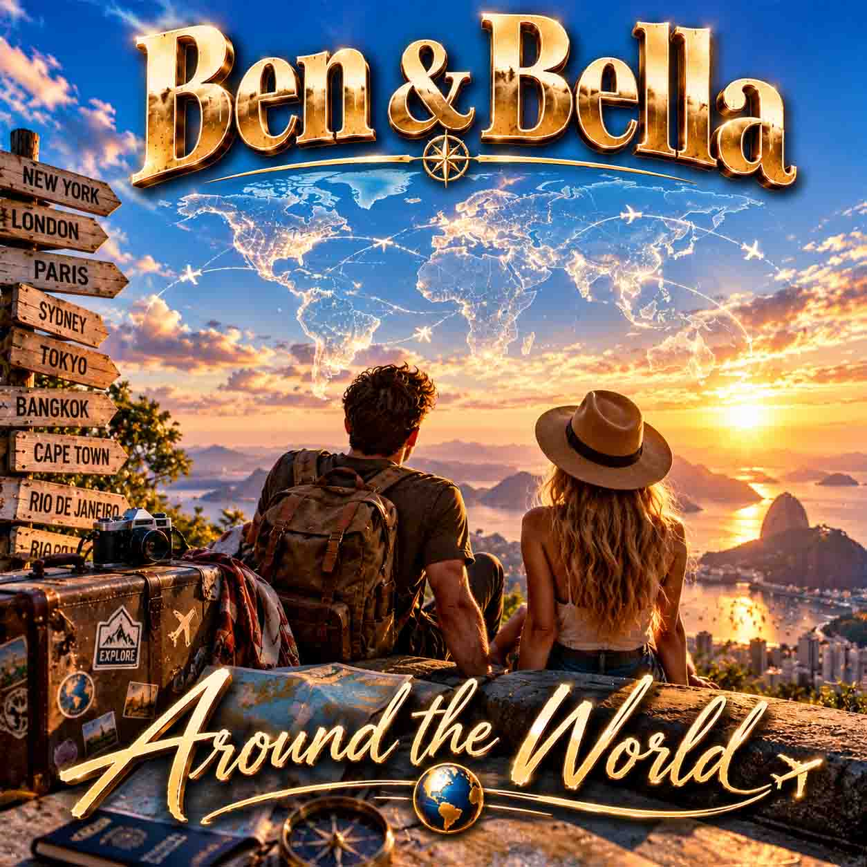 Ben & Bella – Around the World Album Cover